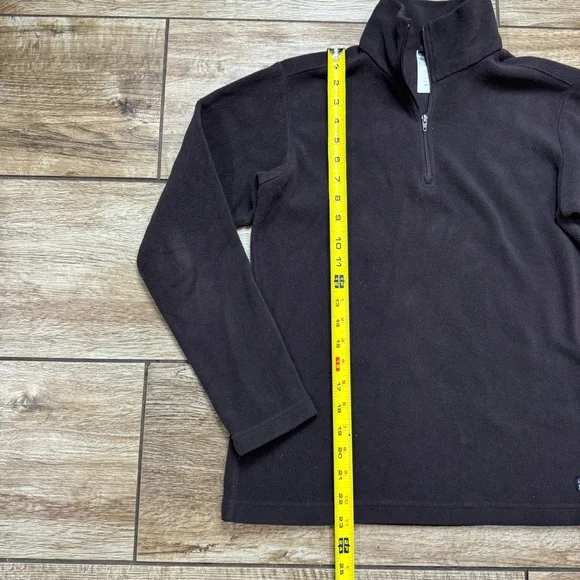 Patagonia 1/4 Quarter Zip Fleece Pullover Sweater Stand-Collar Brown Size Small - Picture 6 of 10